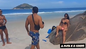 A Photo Shoot Turned Into A Steamy Encounter Between Two Black Individuals At A Nude Beach