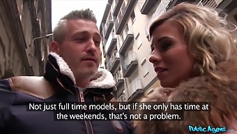 Wife'S Outdoor Public Affair With A Stranger While Husband Waits